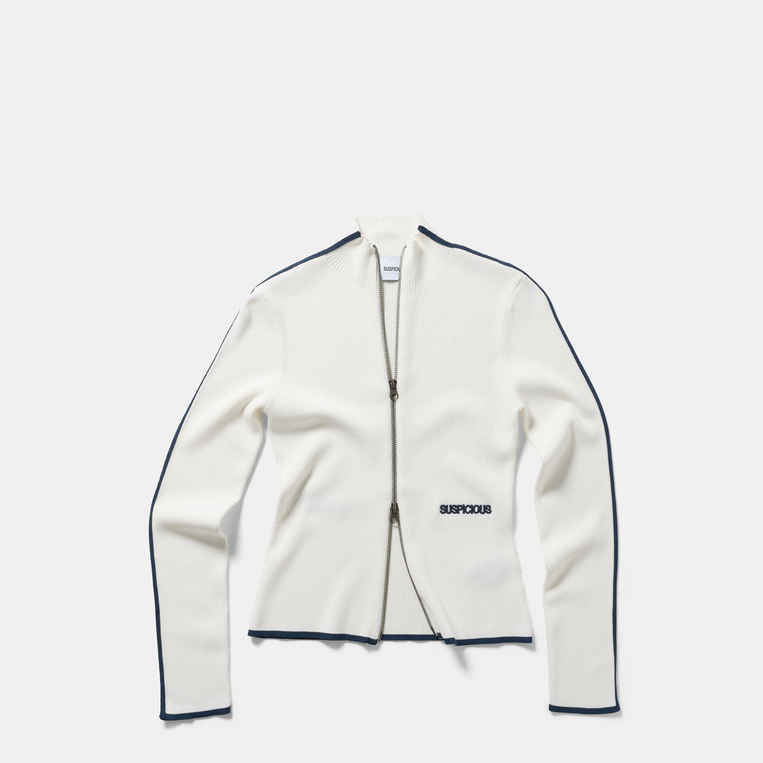 End Of Summer / Essentials W Fitted Zip-Up - Off-white