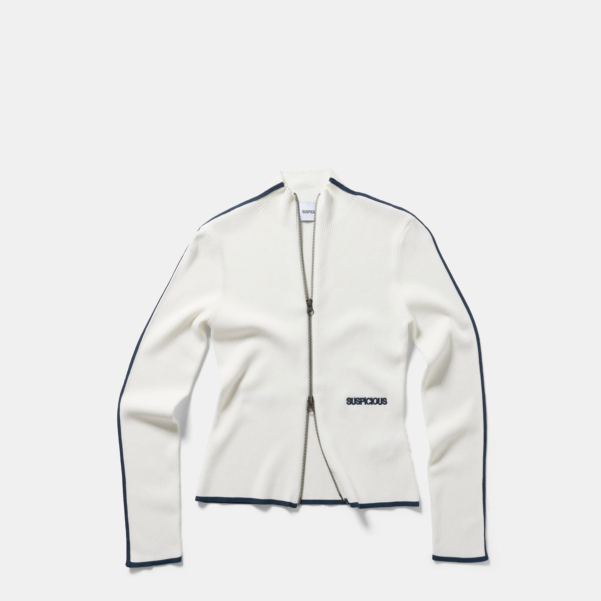 End Of Summer / Essentials W Fitted Zip-Up - Off-white