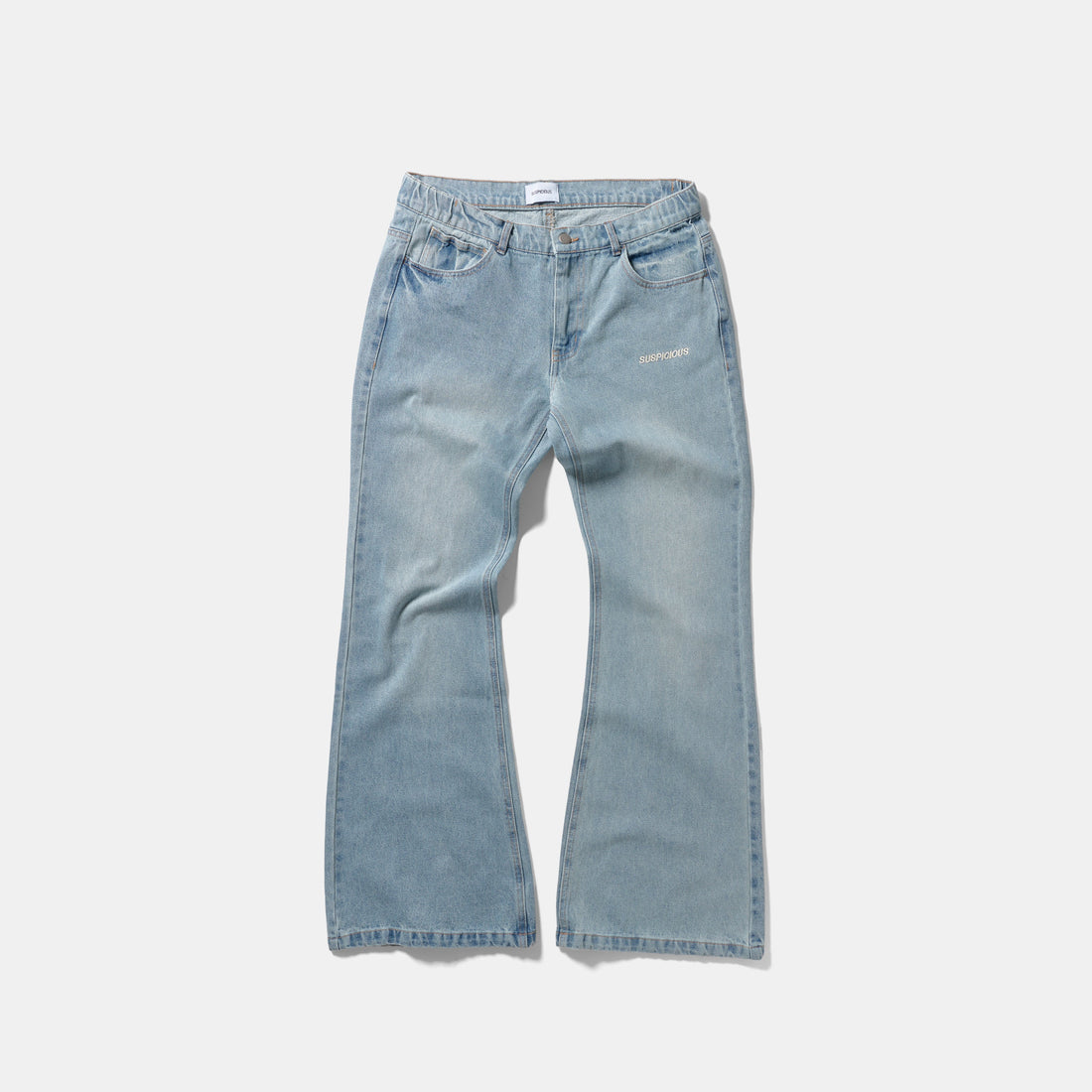 Suspicious Cowboys / Essentials W Flairy Jeans - Washed Blue