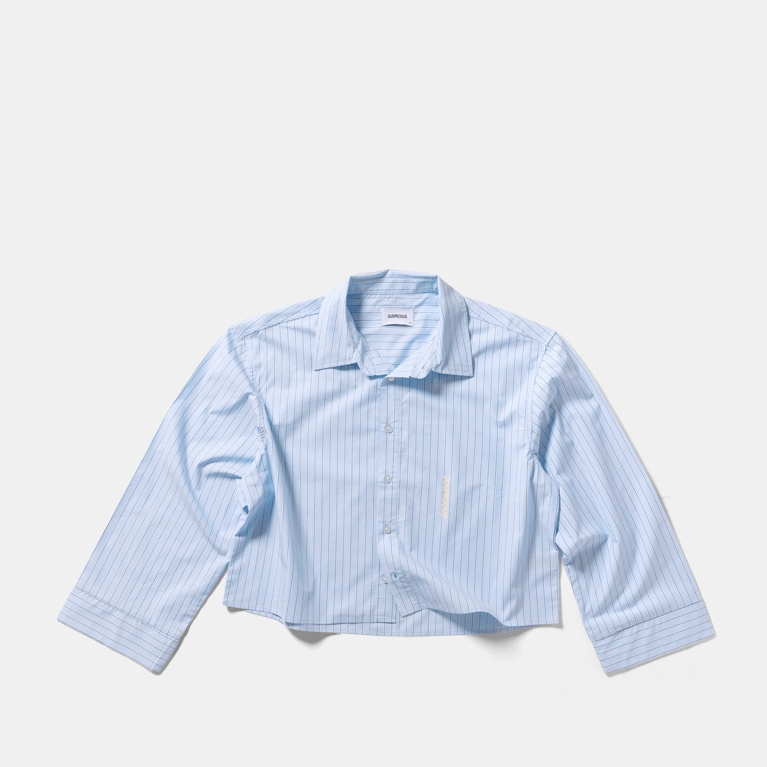 Suspicious Cowboys / Essentials W Striped Longsleeve Shirt - Light Blue
