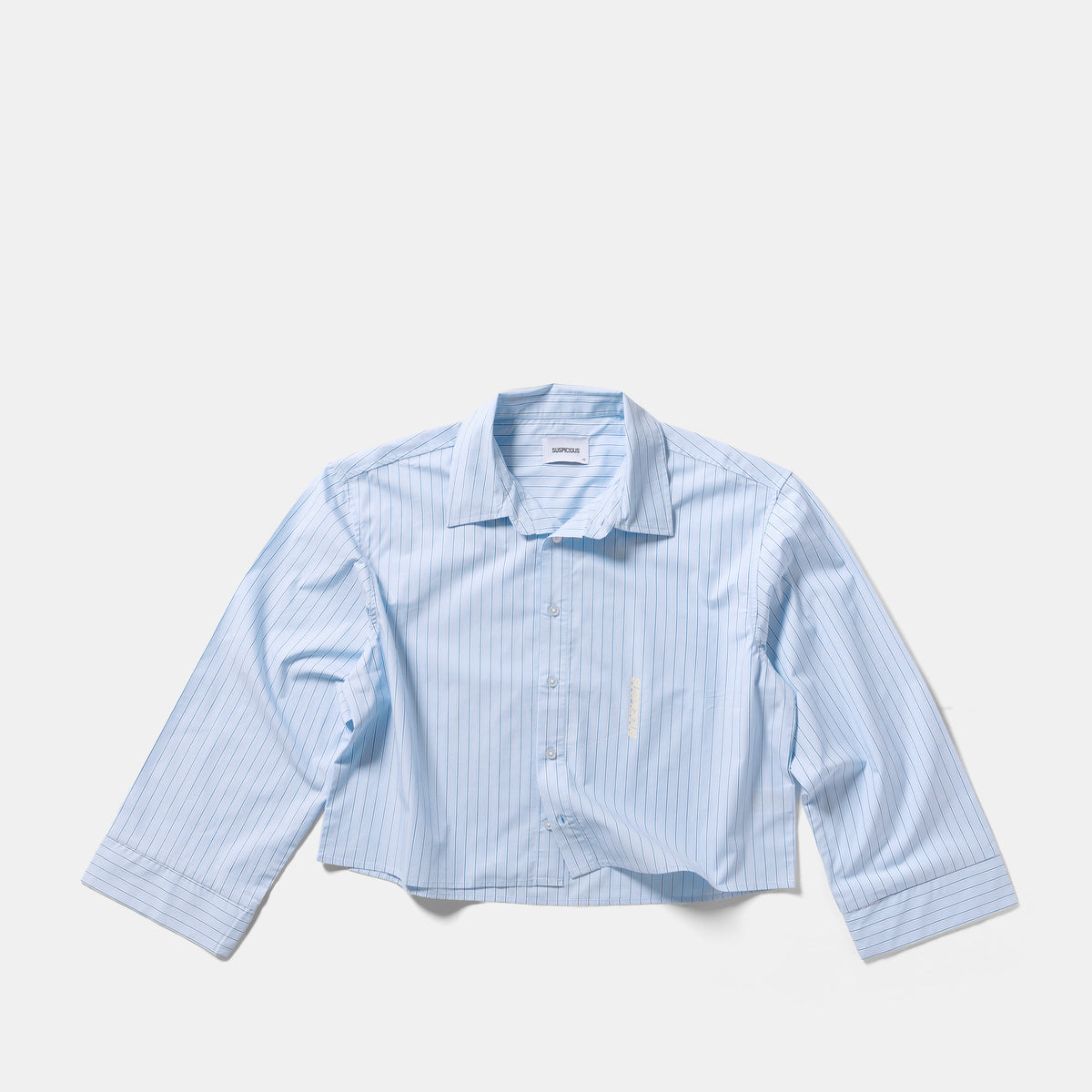 Suspicious Cowboys / Essentials W Striped Longsleeve Shirt - Light Blue