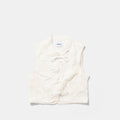 Summer Breeze / Essentials W Tie Front Embroidered Top - White