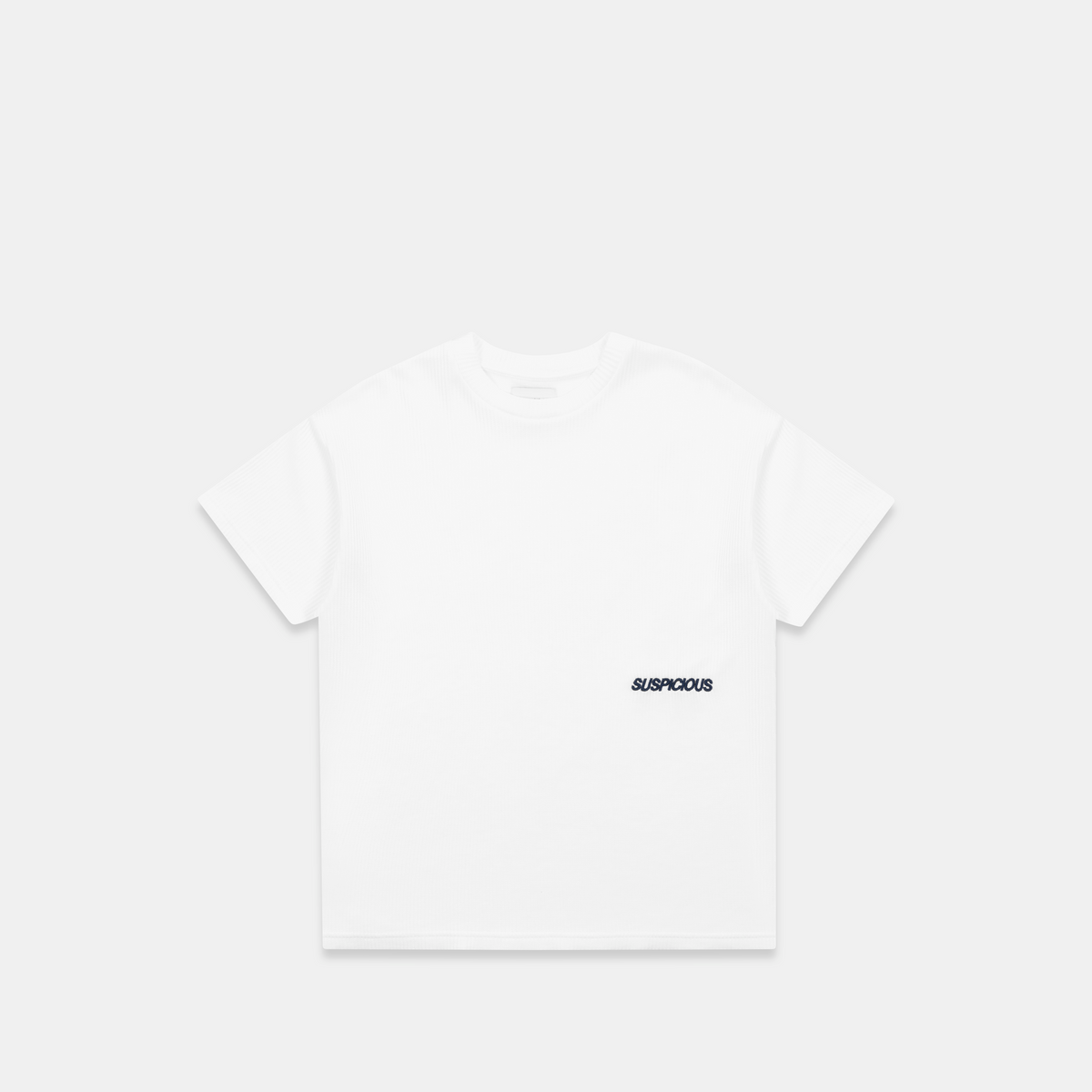 Basics / Essentials Waffle Shortsleeve - White-XXL