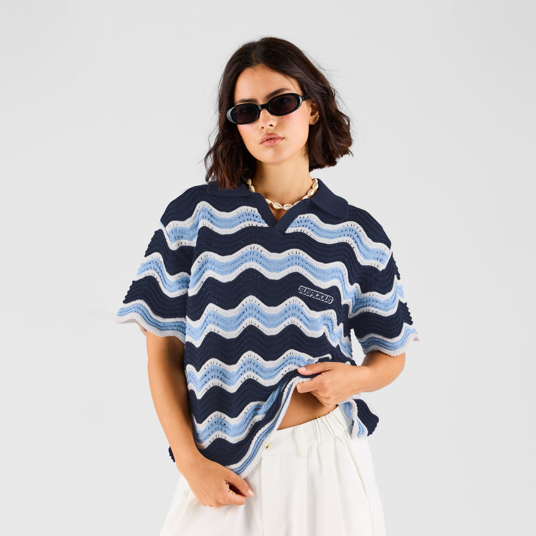 Boat / Essentials Wavy Polo - Celestial & Nightfall