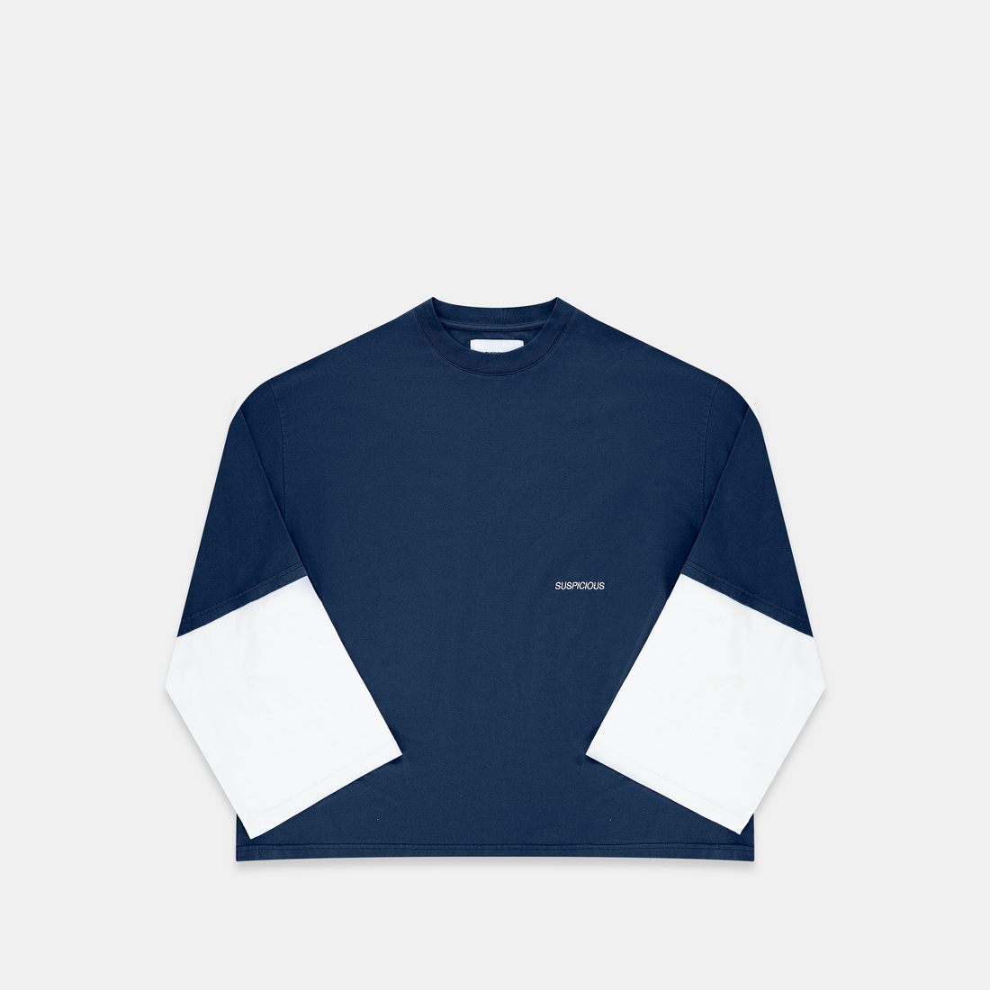 PL / The Essentials Layered Longsleeve - Navy