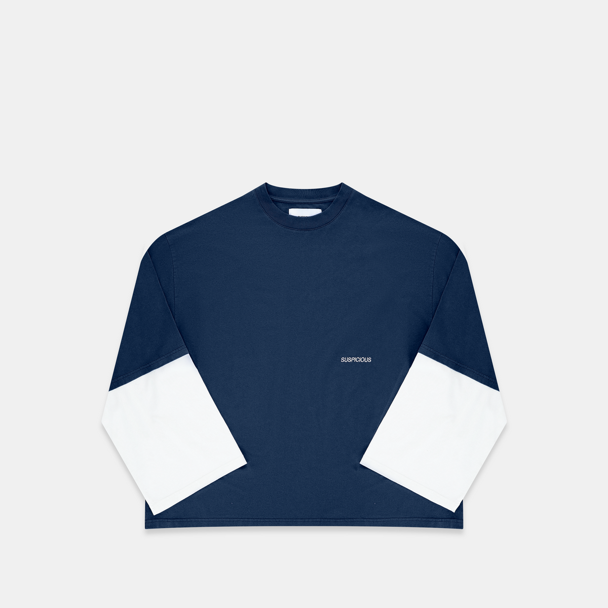 PL / The Essentials Layered Longsleeve - Navy