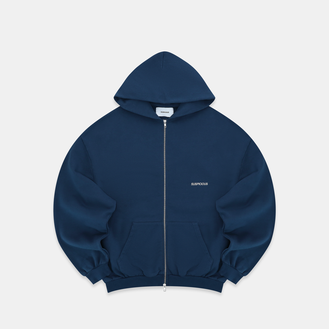 PL / The Essentials Zip-Up Hoodie - Navy
