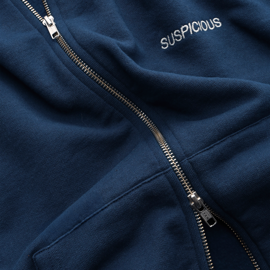 PL / The Essentials Zip-Up Hoodie - Navy