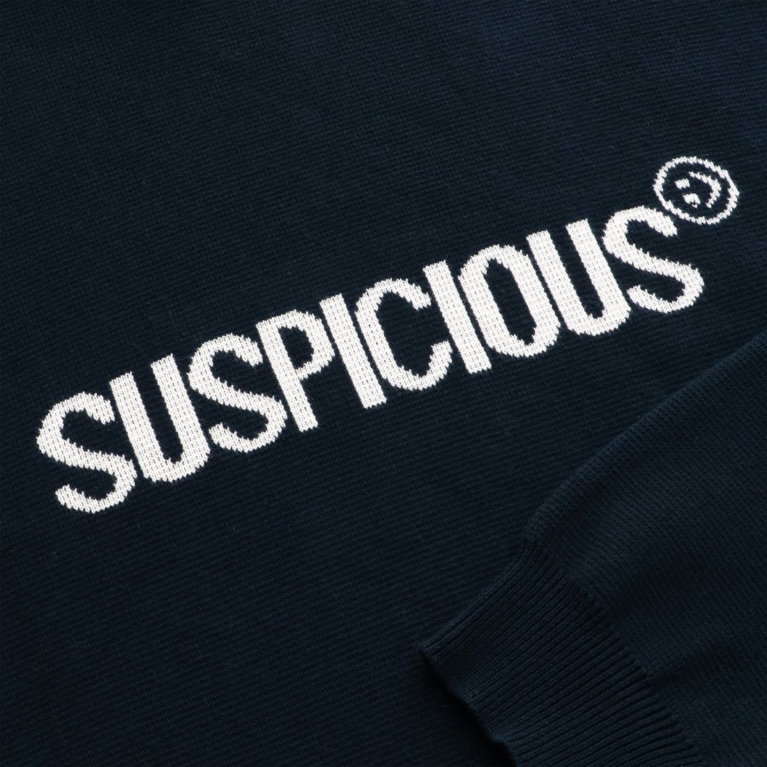PL / The Smiley Knitted Sweat - Navy