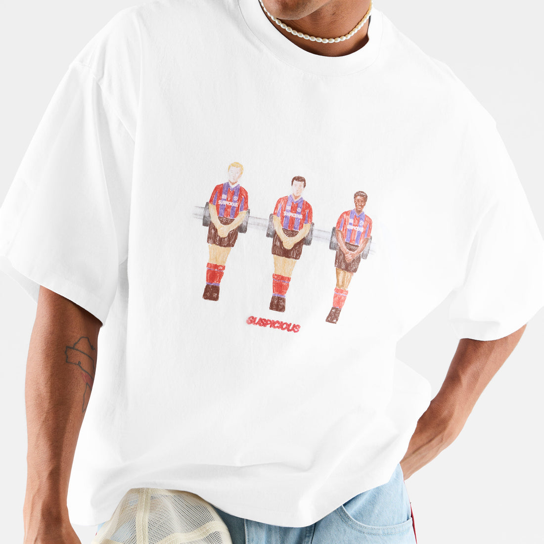 Football / Foosball Tee - White
