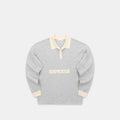 Winter3 / Icon Knitted Longsleeve Polo - Neutral Heather