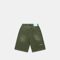 Basics / Jeans Shorts - Washed Matcha