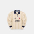 Winter4 / Kasteel Longsleeve Knitted Polo - Washed Clay
