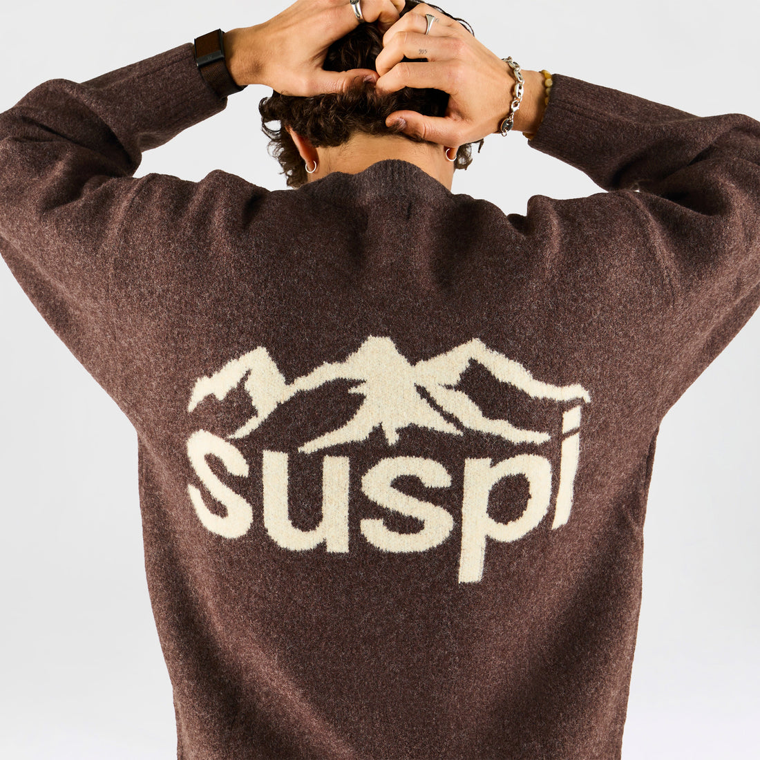 Fall 1 / Landscape Knitted Sweat - Espresso