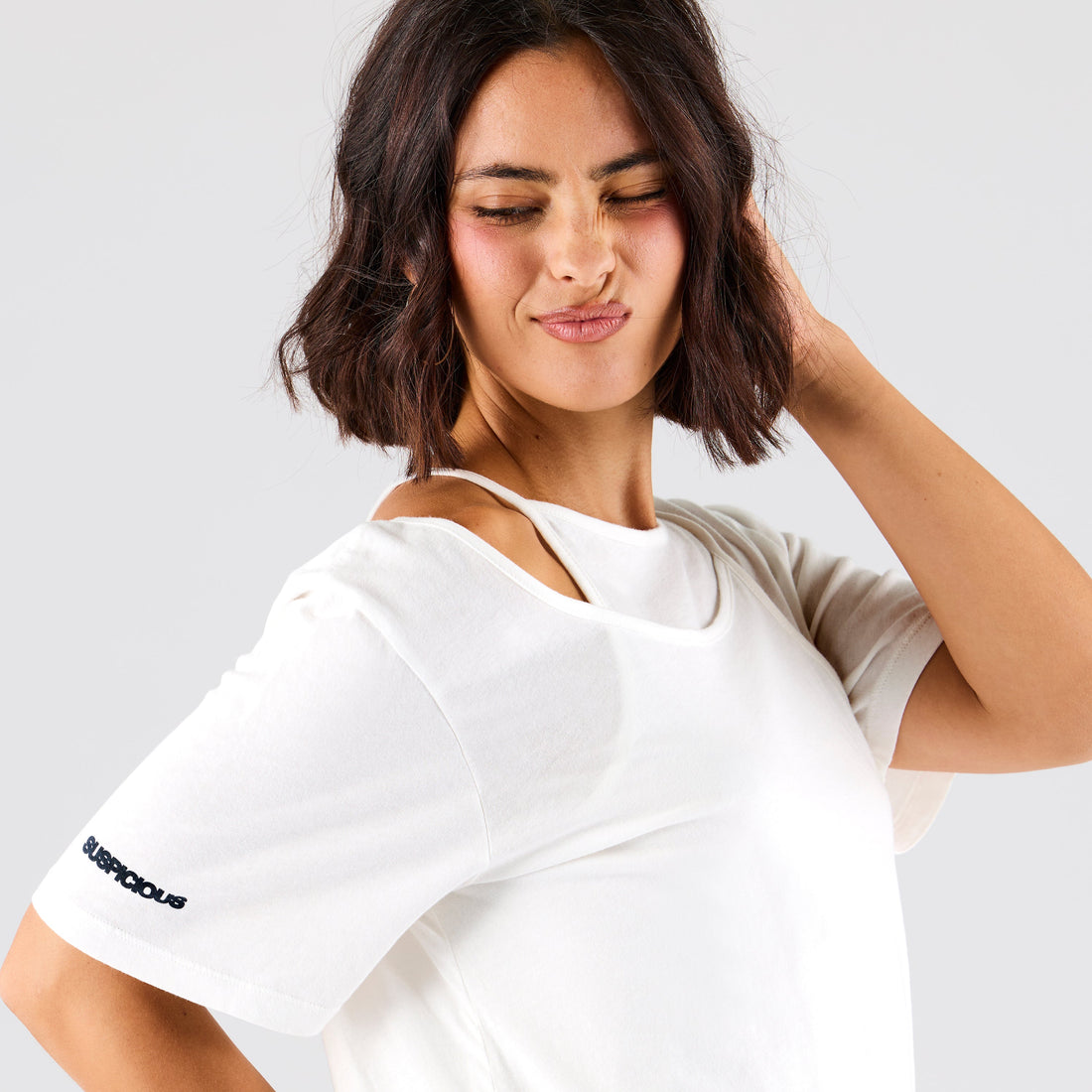 Core / Mark W Double Tee - White