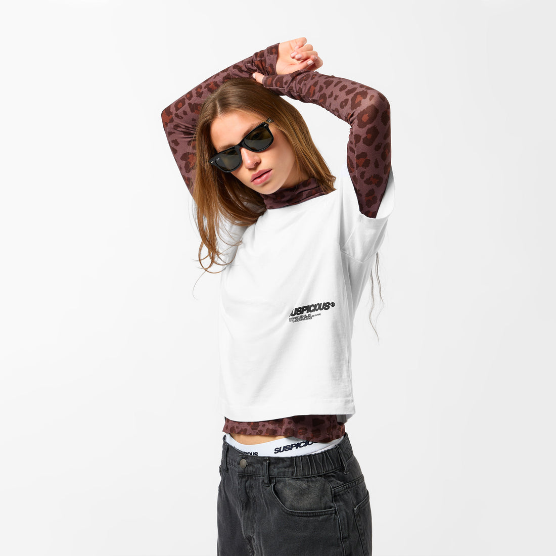 Leopard / Essentials Tight Top - Dark Leopard