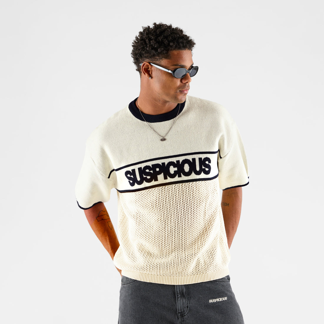 Football / Nr 17 Knitted Jersey - Natural