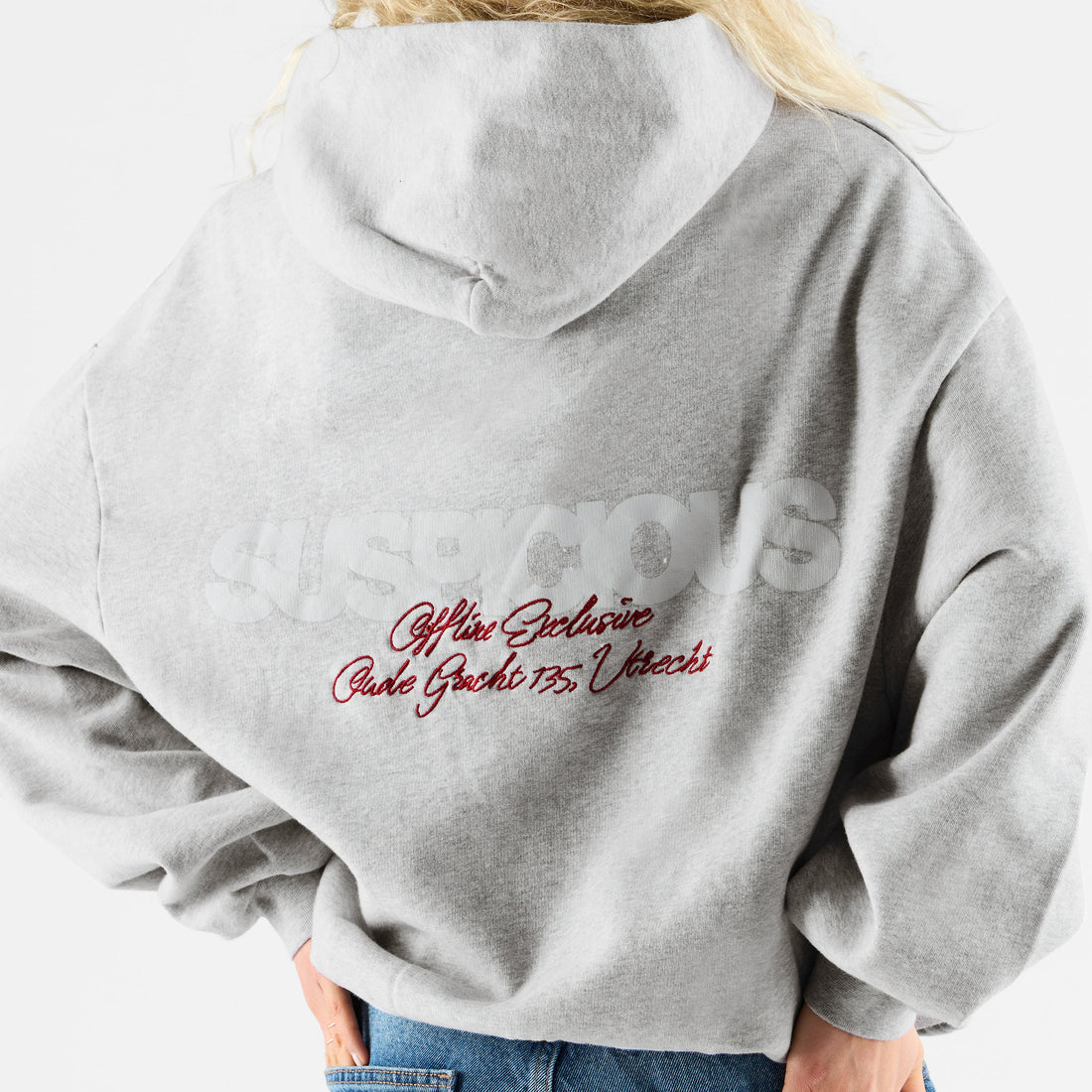 UTR Store Opening / Offline Block Party Hoodie - Neutral Heather