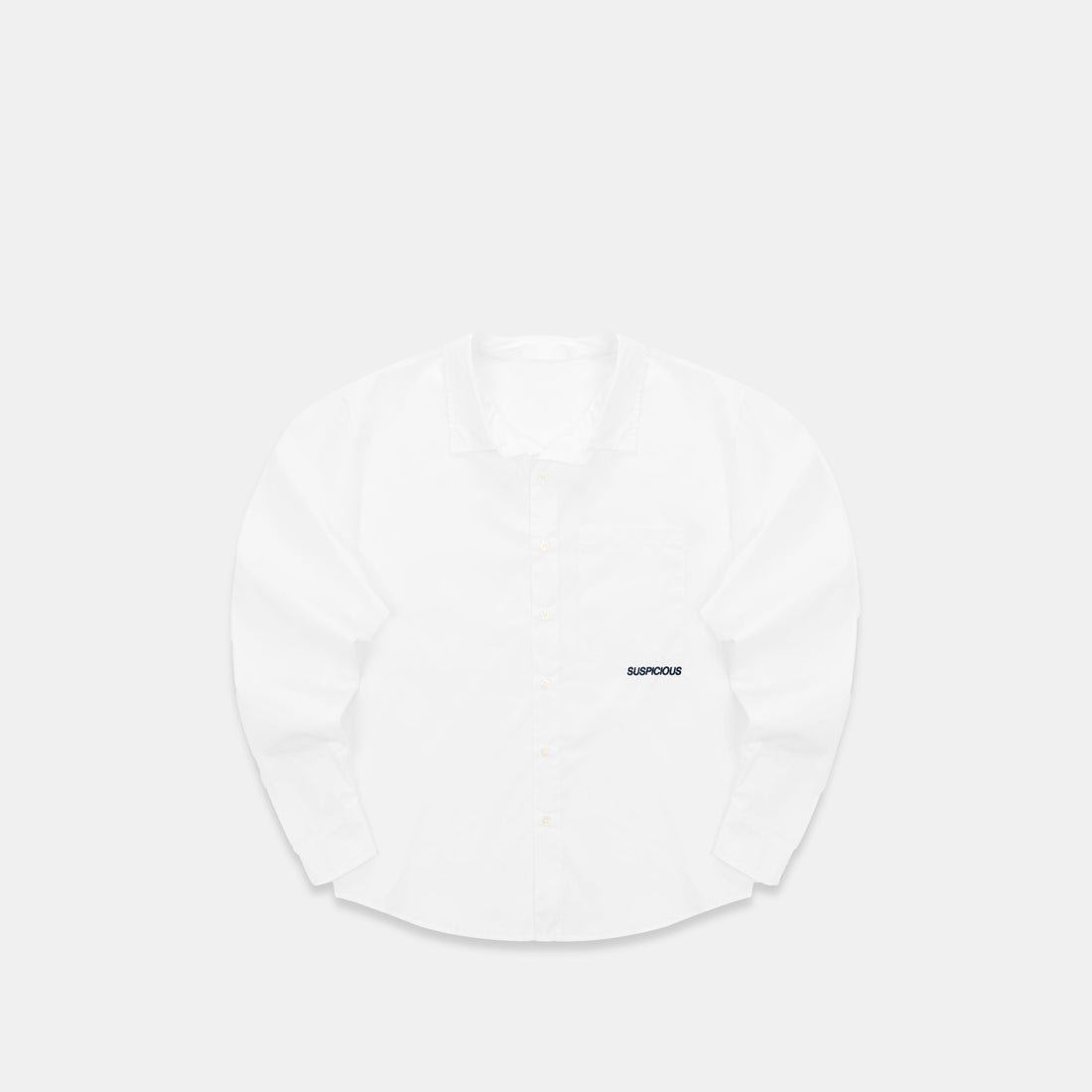 Basics / Label Pocket Longsleeve Shirt - White