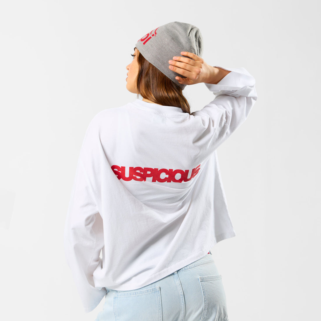 Polkaline / Polka Pocket Longsleeve - White