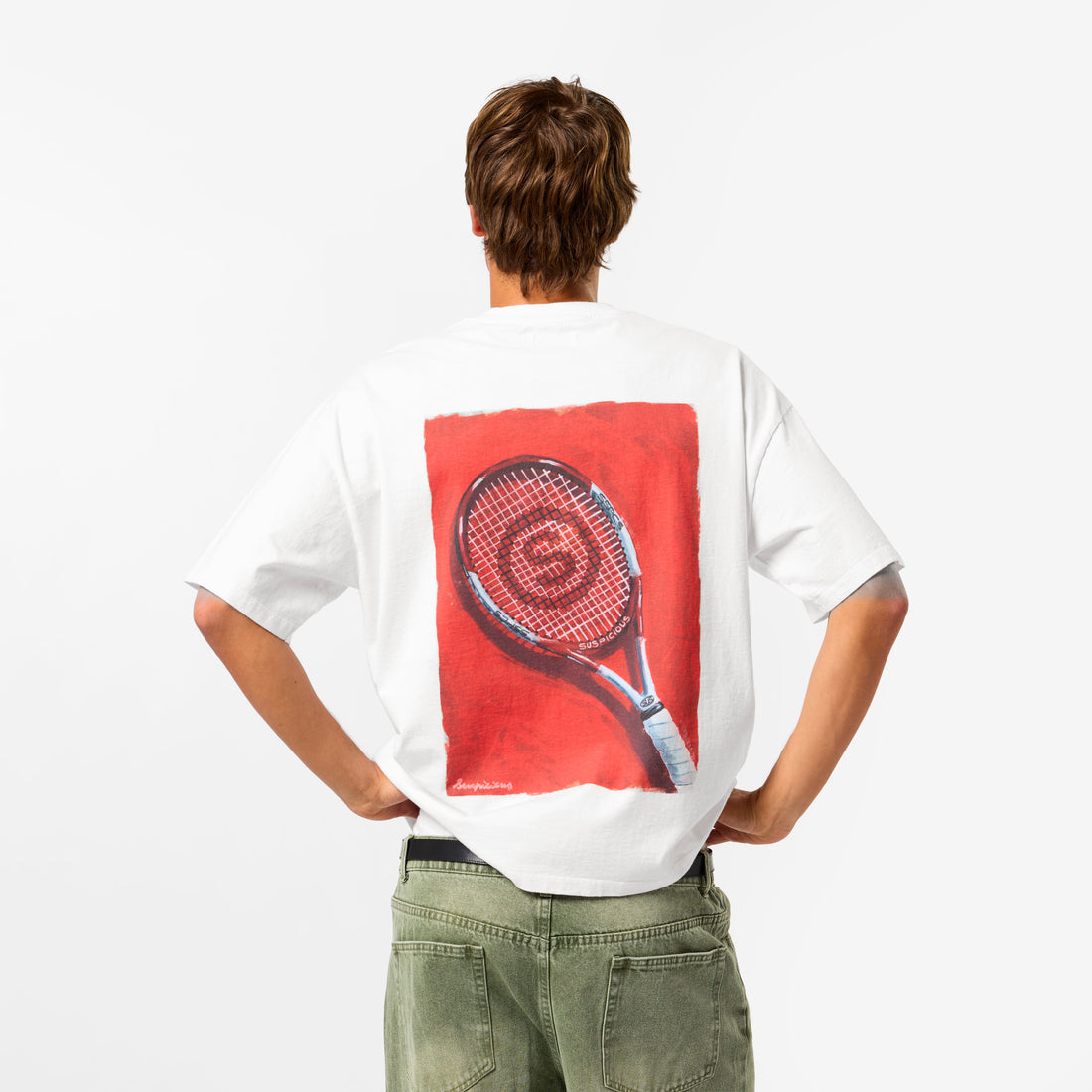GTD / Racket Tee - White
