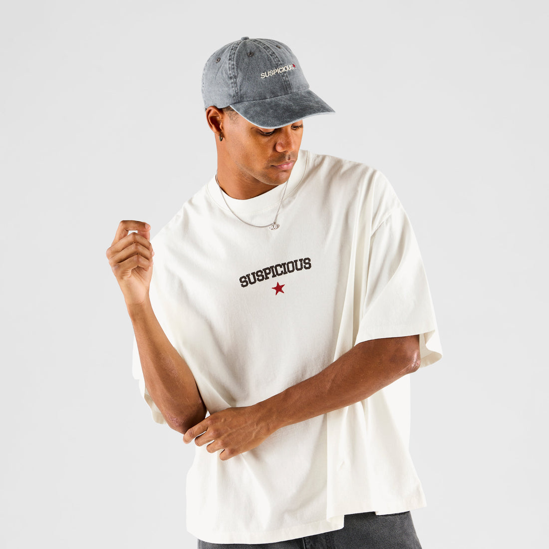 Suspicious Cowboys / Ranch Tee - Natural