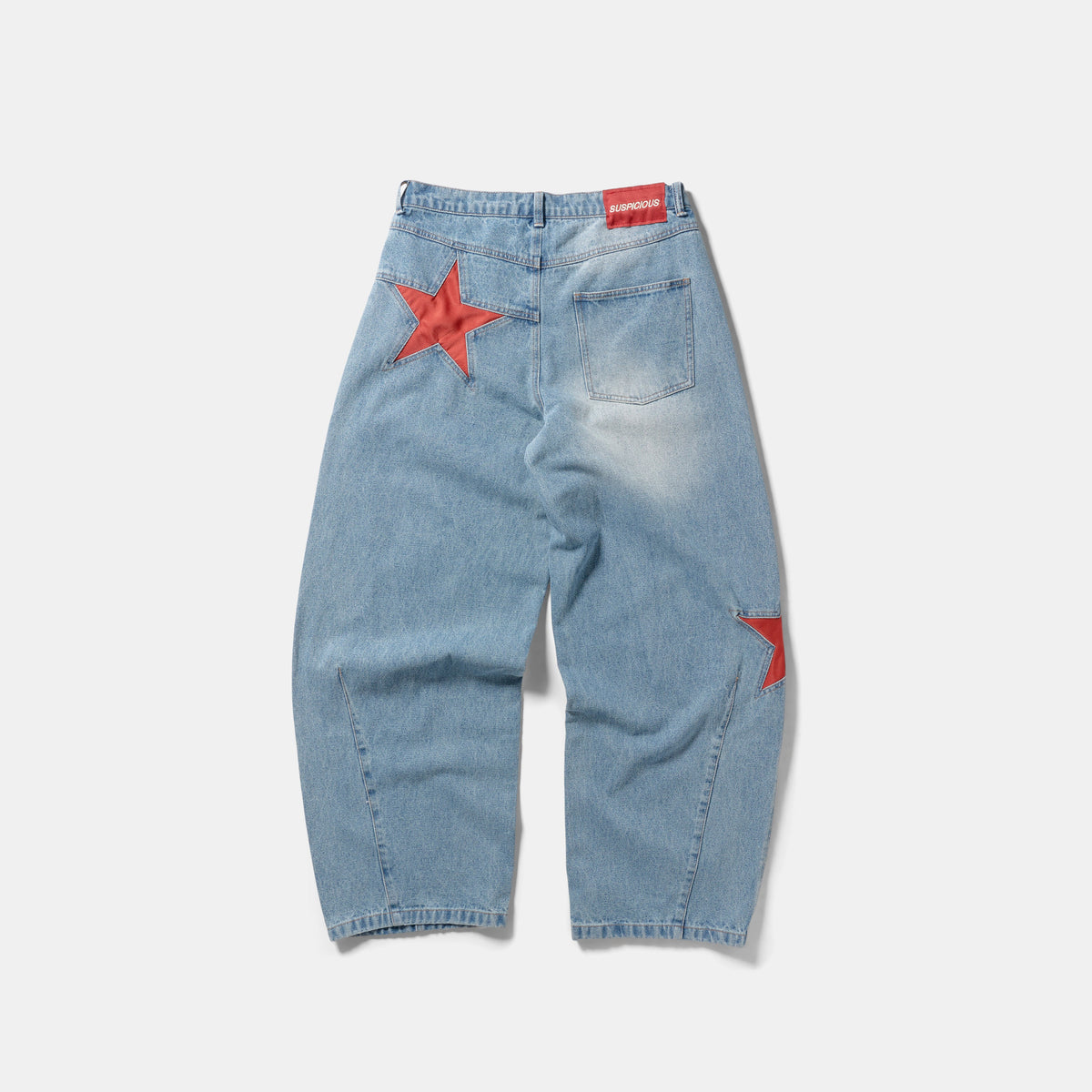 Suspicious Cowboys / Red Star Barrel Jeans - Washed Blue