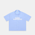 Spring 1 / S2026 Striped Shortsleeve Shirt - Light Blue