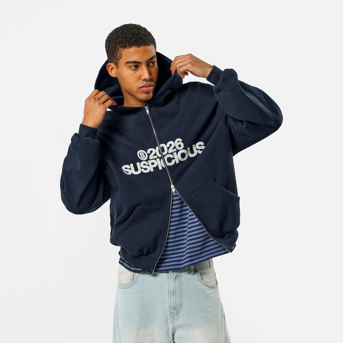 Spring 1 / S2026 Zip-Up Hoodie - Nightfall