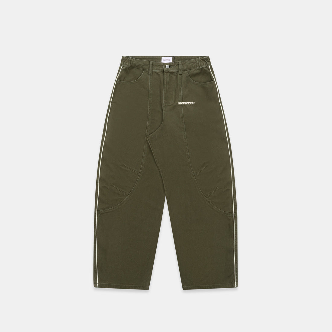 Off Season / S Club Big Barrel Jeans - Dusty Green