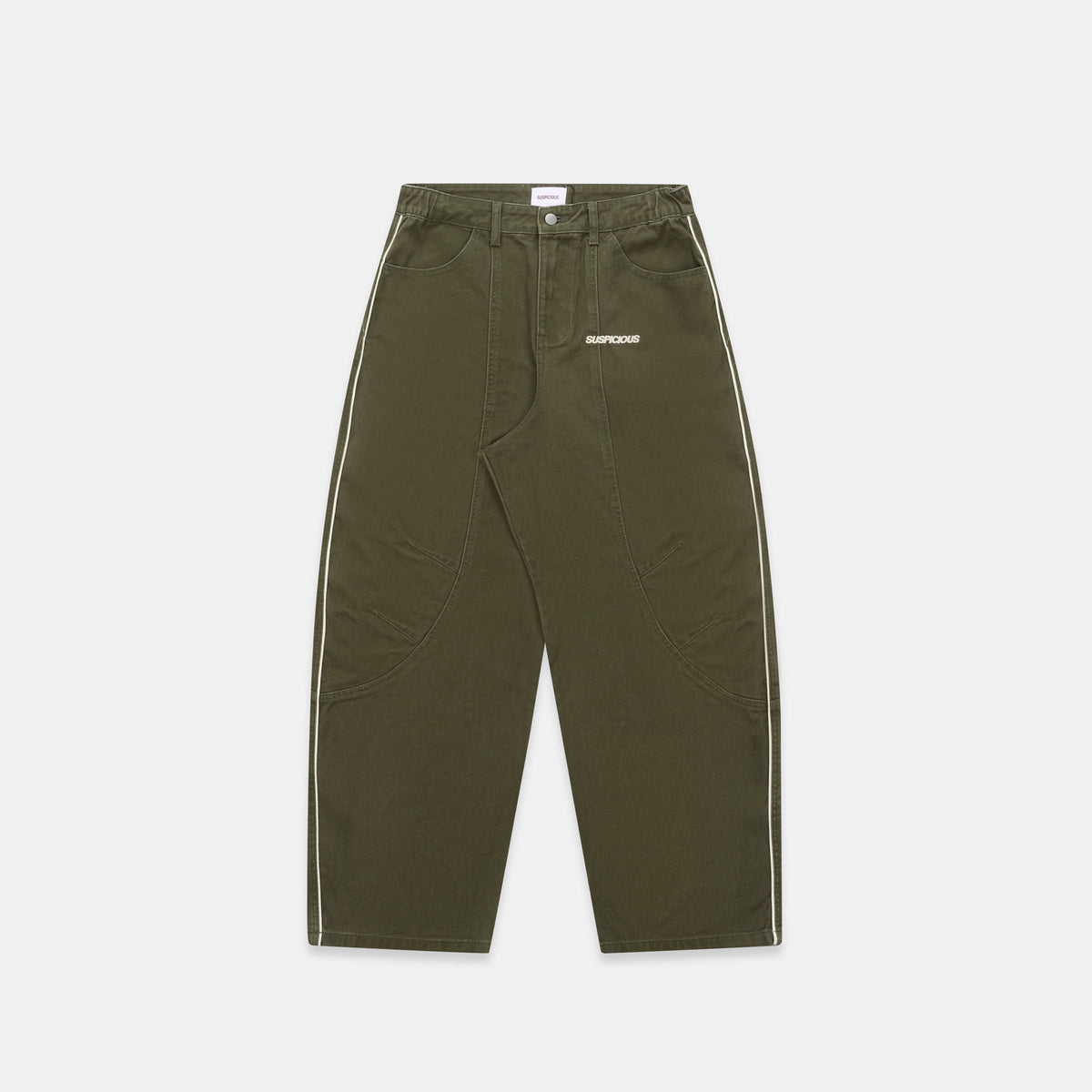 Off Season / S Club Big Barrel Jeans - Dusty Green