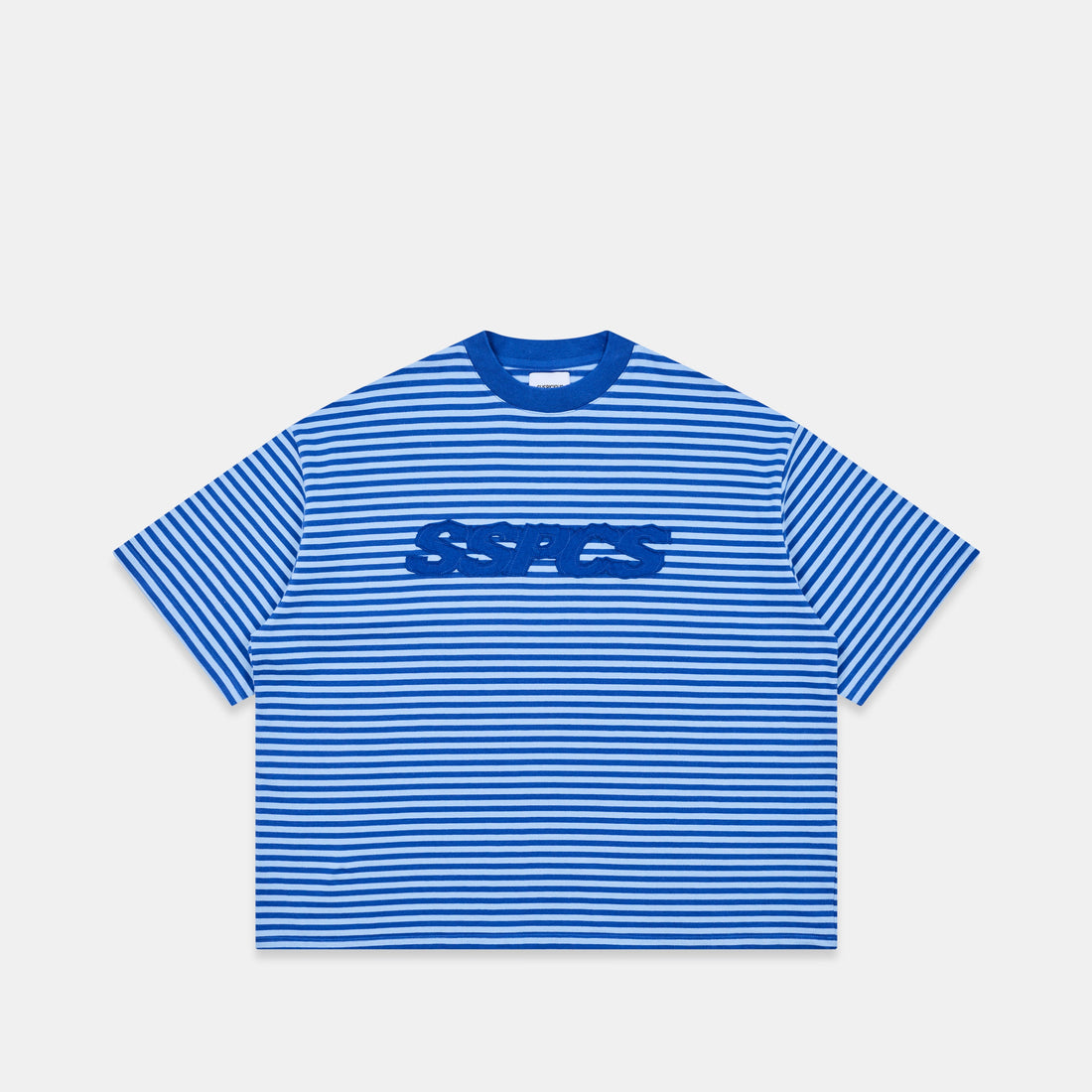 Summer Stripes / SSPCS Applique Striped Tee - Blue