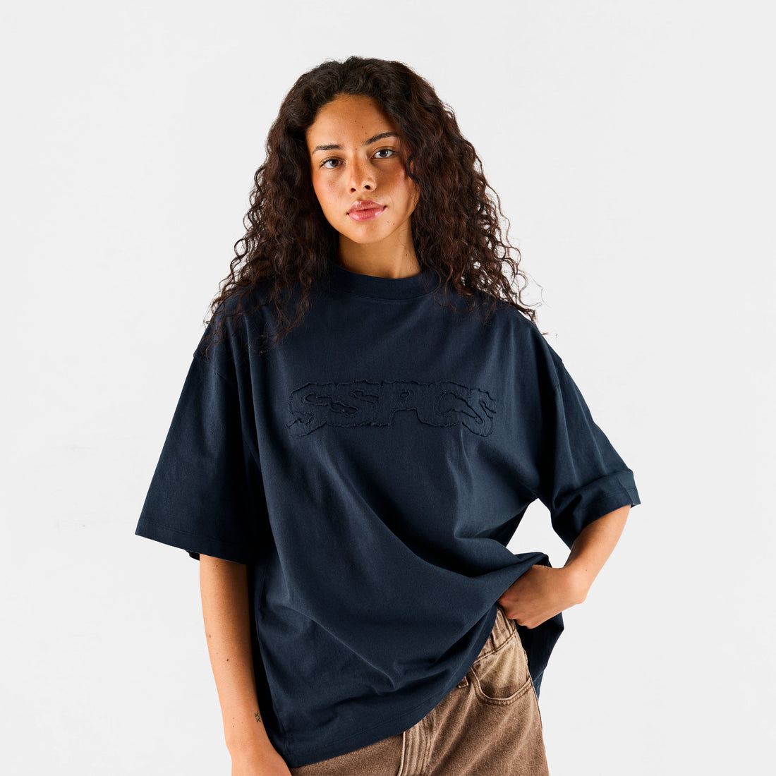 Summer Stripes / SSPCS Applique Tee - Nightfall