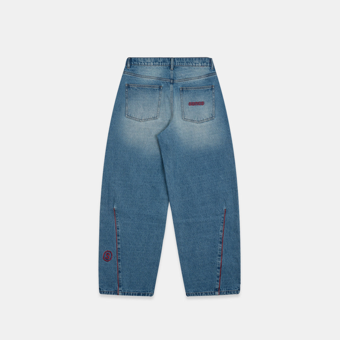 PL / SSPCS Club Barrel Jeans - Washed Blue