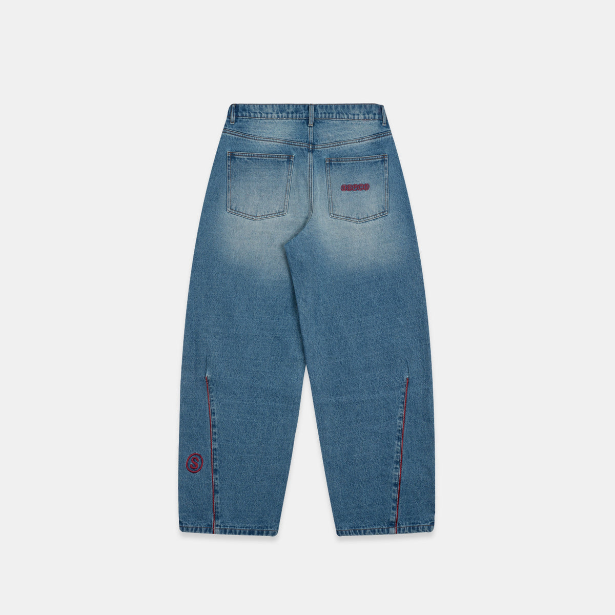 PL / SSPCS Club Barrel Jeans - Washed Blue