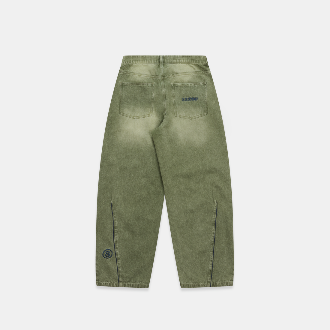 Fall / SSPCS Club Barrel Jeans - Washed Matcha