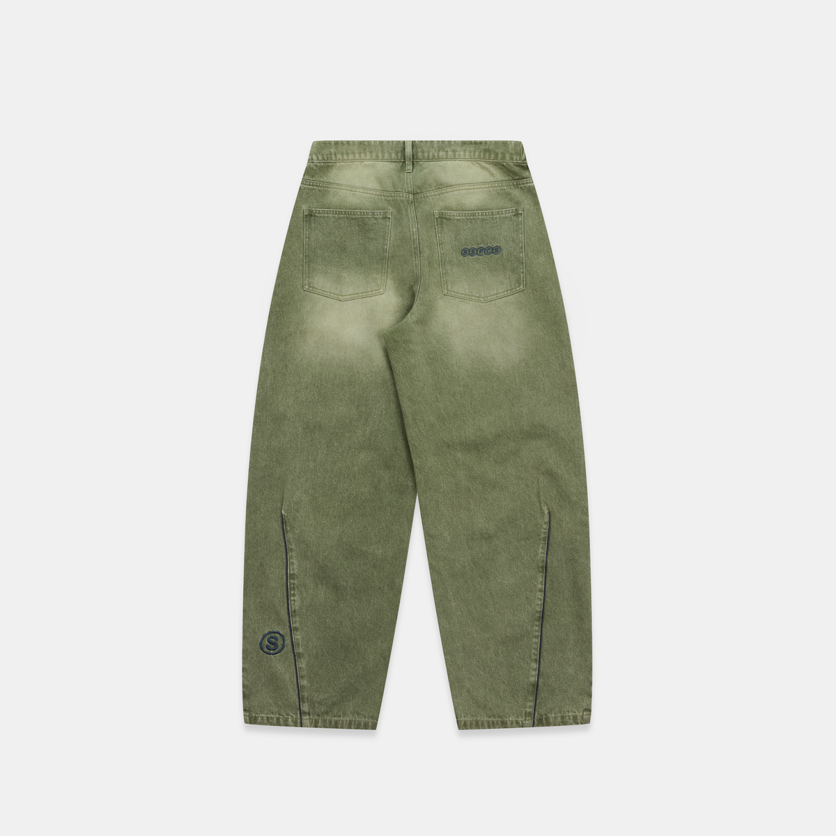 Fall / SSPCS Club Barrel Jeans - Washed Matcha