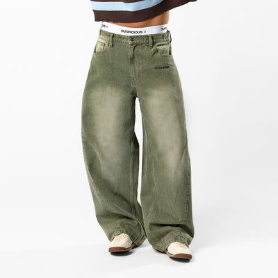 Fall / SSPCS Club Barrel Jeans - Washed Matcha