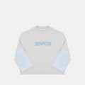 Summer Stripes / SSPCS Striped Layered Longsleeve - Celestial Blue