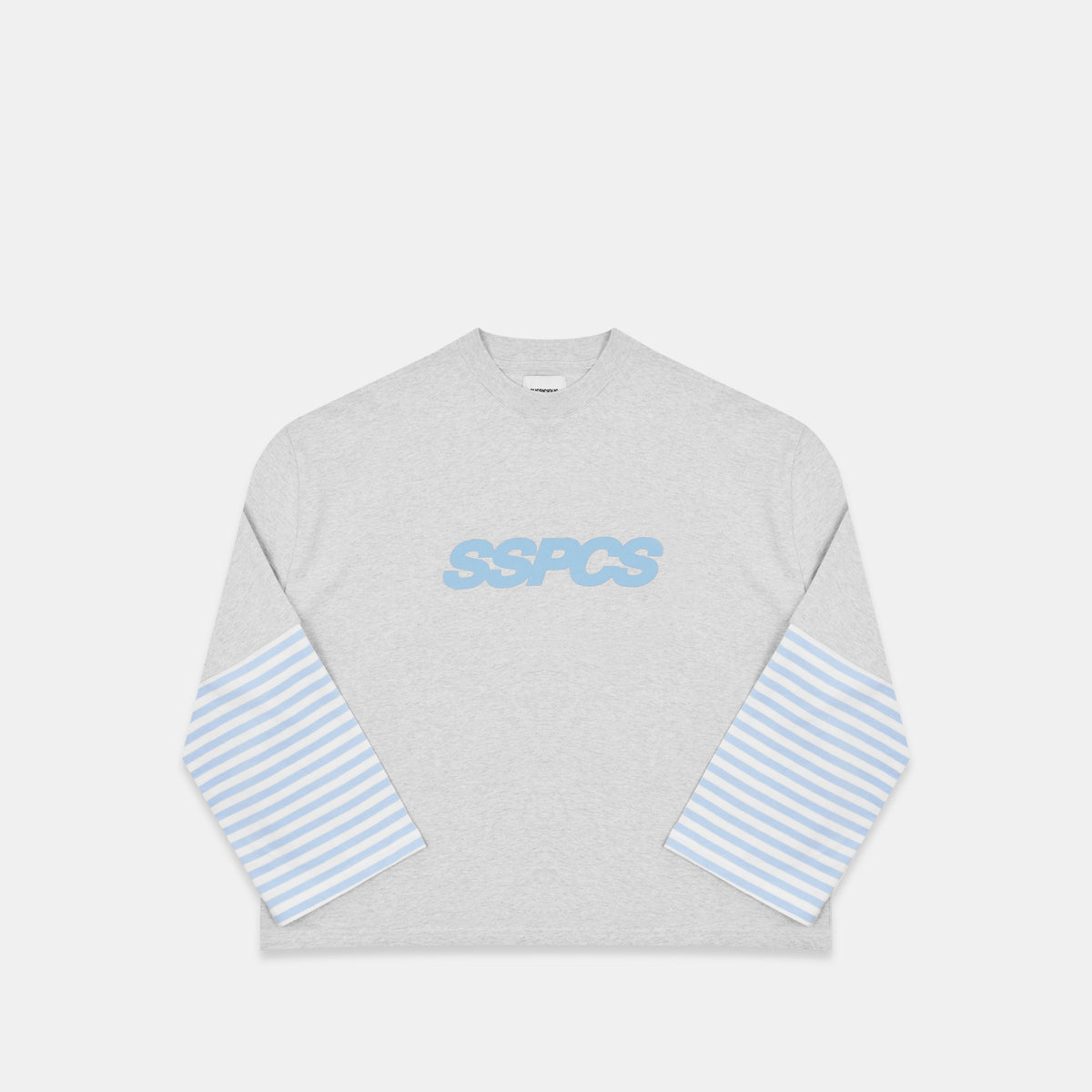 Summer Stripes / SSPCS Striped Layered Longsleeve - Celestial Blue