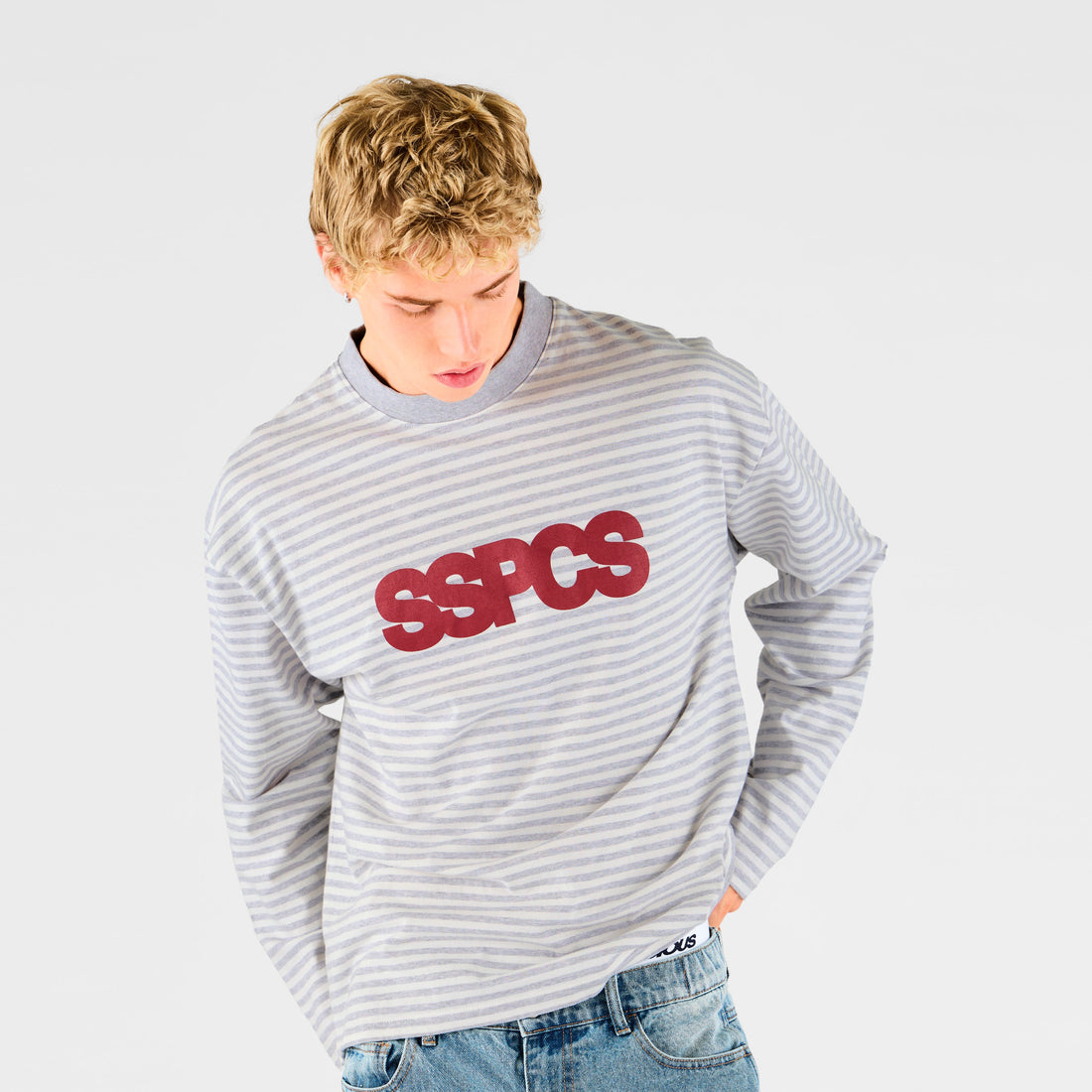 End Of Summer / SSPCS Striped Longsleeve - Ash