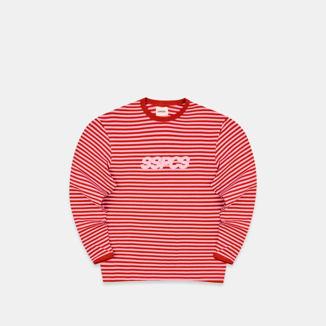 Summer Stripes / SSPCS Striped Ringer Longsleeve - Red