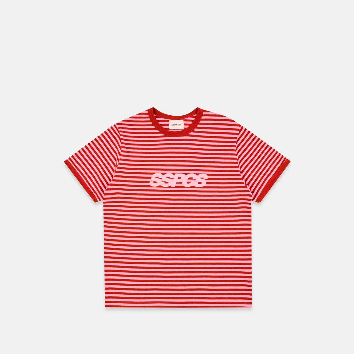 Summer Stripes / SSPCS Striped Ringer Tee - Red