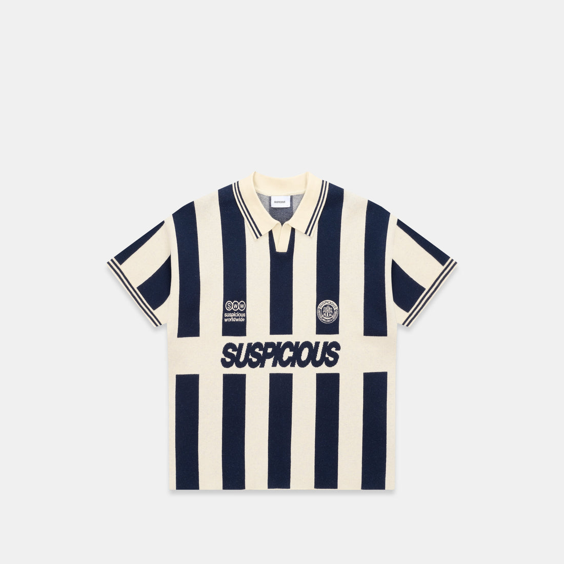 Off Season / Sideline Knitted Football Polo - Nightfall