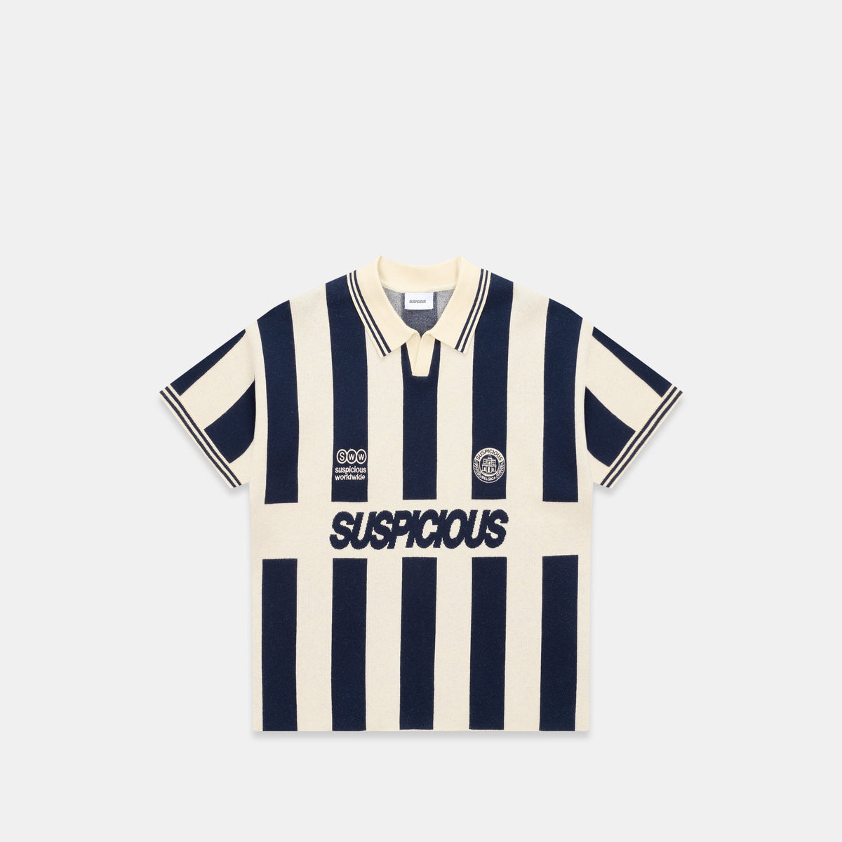 Off Season / Sideline Knitted Football Polo - Nightfall