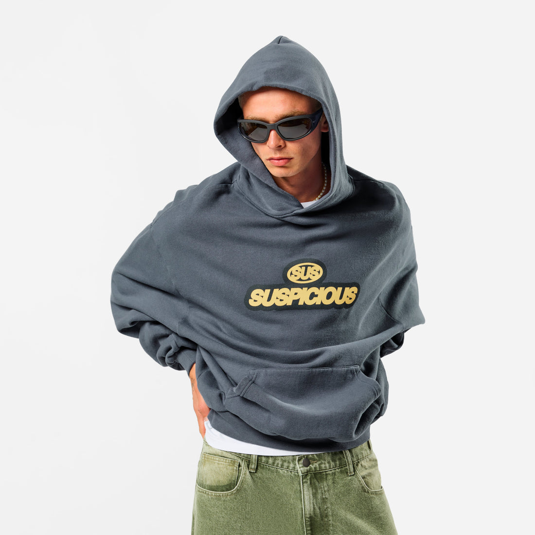 Softground / Signature Stamp Hoodie - Grisaille