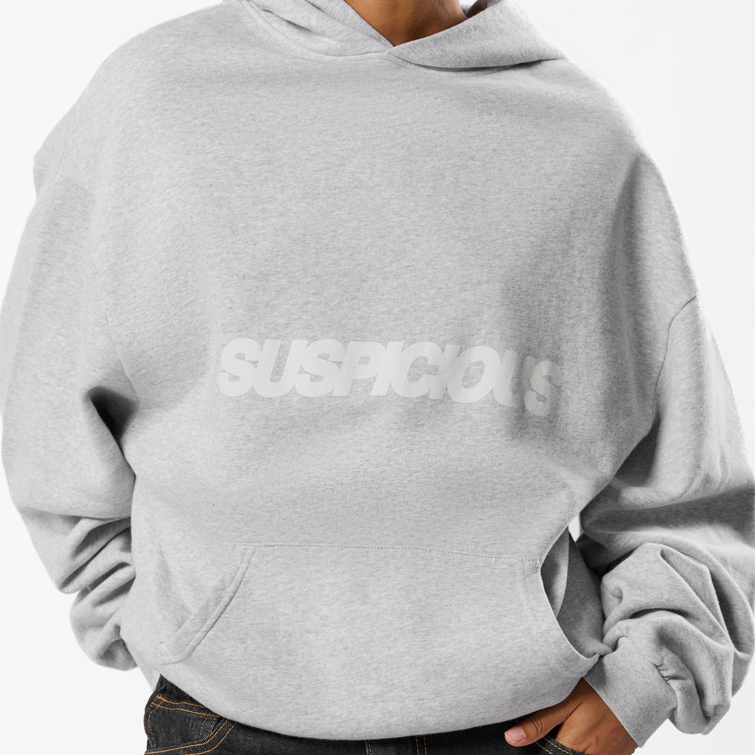 PL / Slanted Hoodie - Neutral Heather