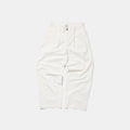 Summer Breeze / Solid Cotton Pleated Pants - Natural