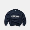 End Of Summer / Solid Knitted Crew - Nightfall