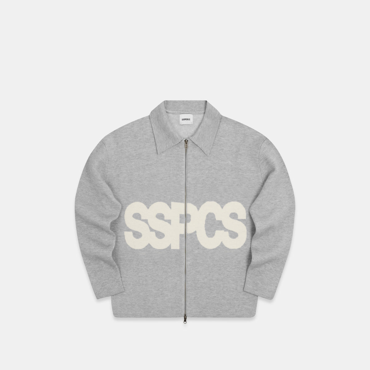 Winter 5 / Solid Knitted Jacket - Neutral Heather